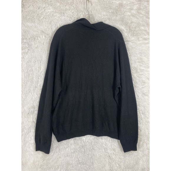 Garret Scott Mens Black 100% Extra Fine Merino Wool Size XXL - Picture 10 of 12